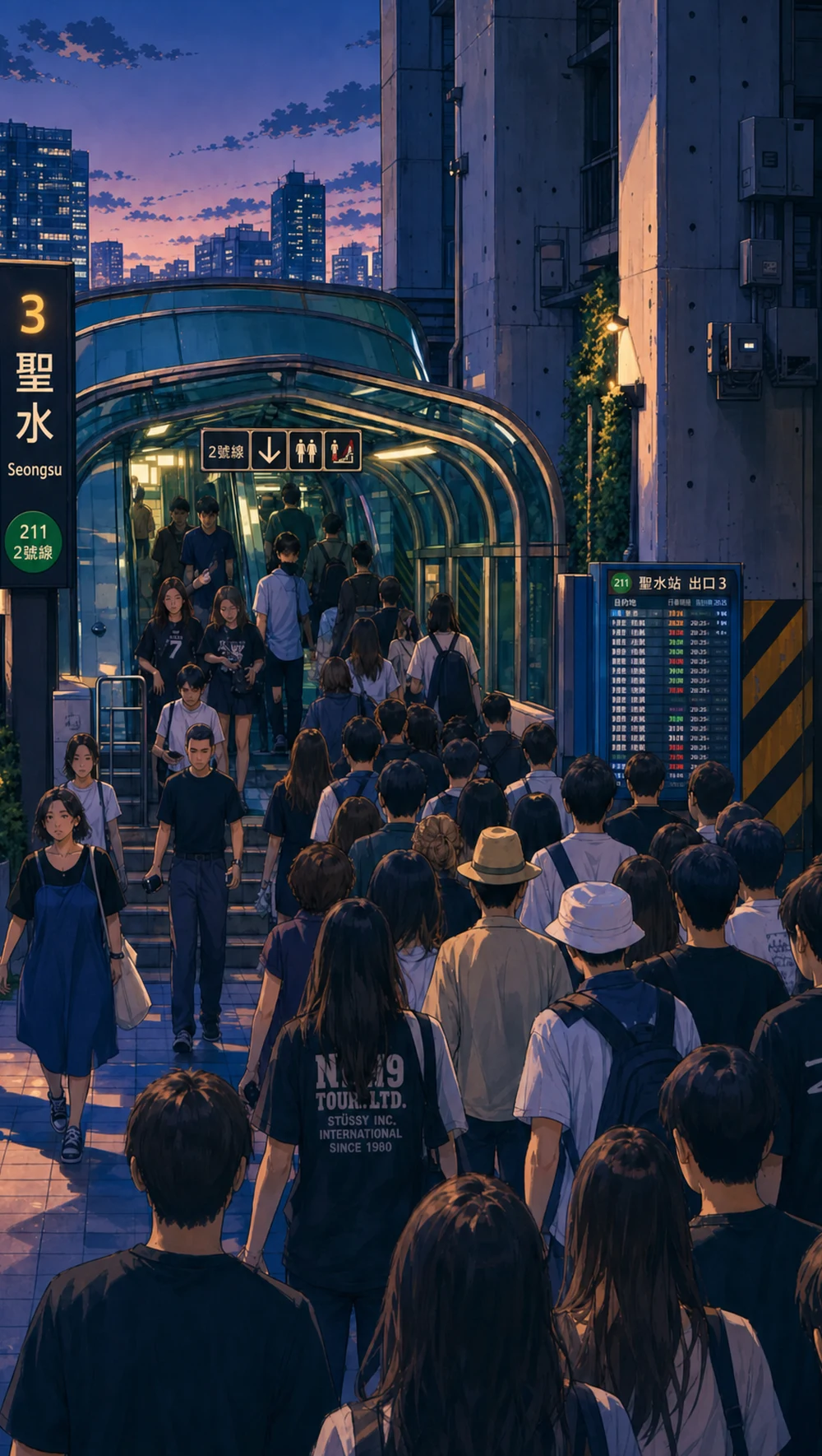 地獄般的通勤地鐵
